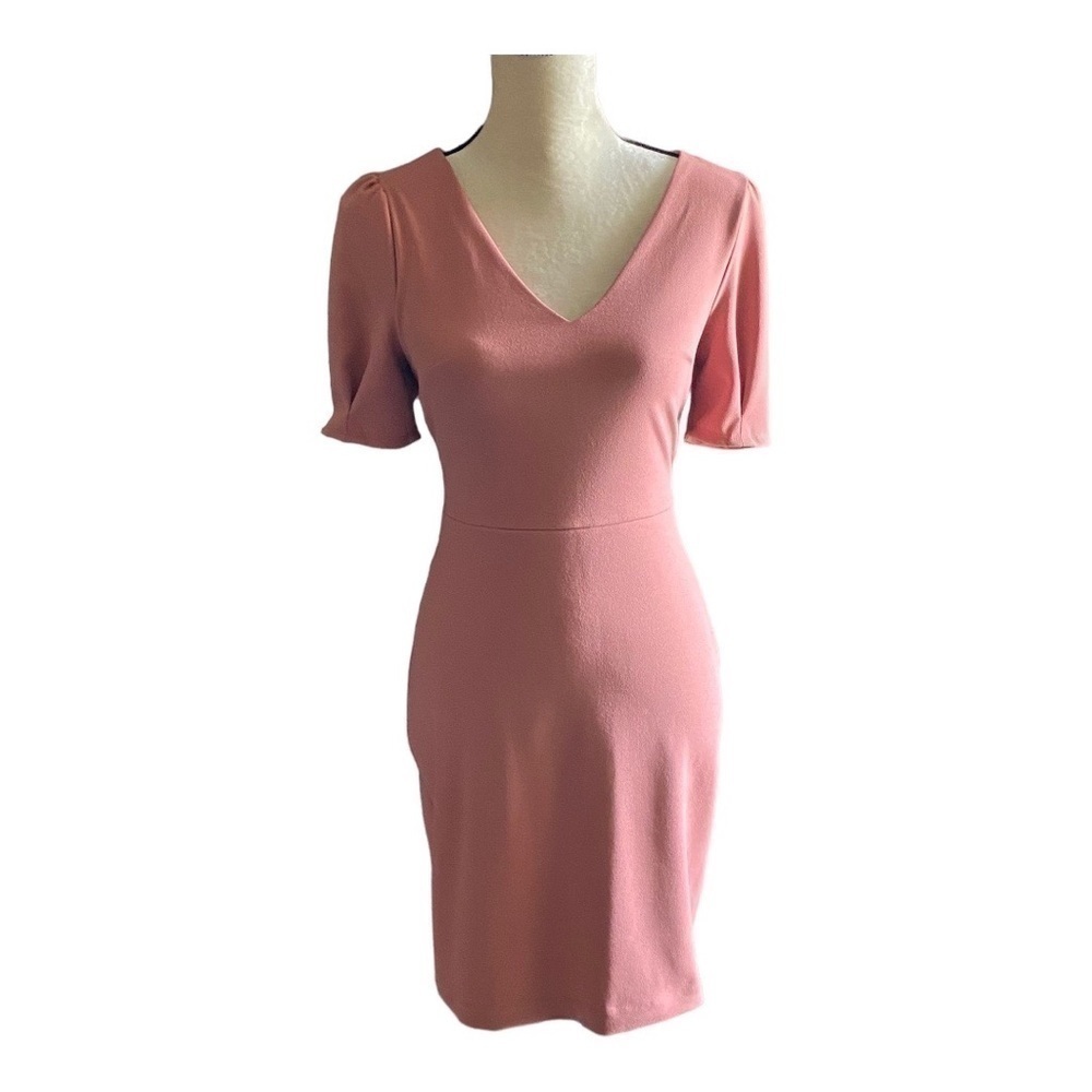 EXPRESS-BLUSH FITTED DRESS-SIZE XS